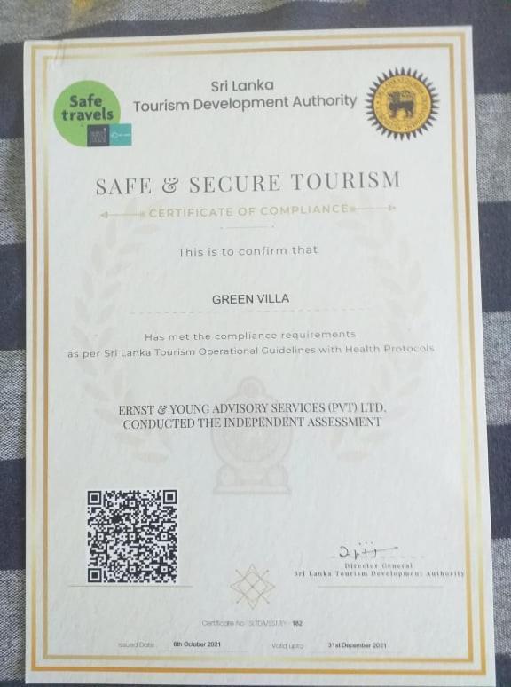 Green Villa Anuradhapura Ngoại thất bức ảnh